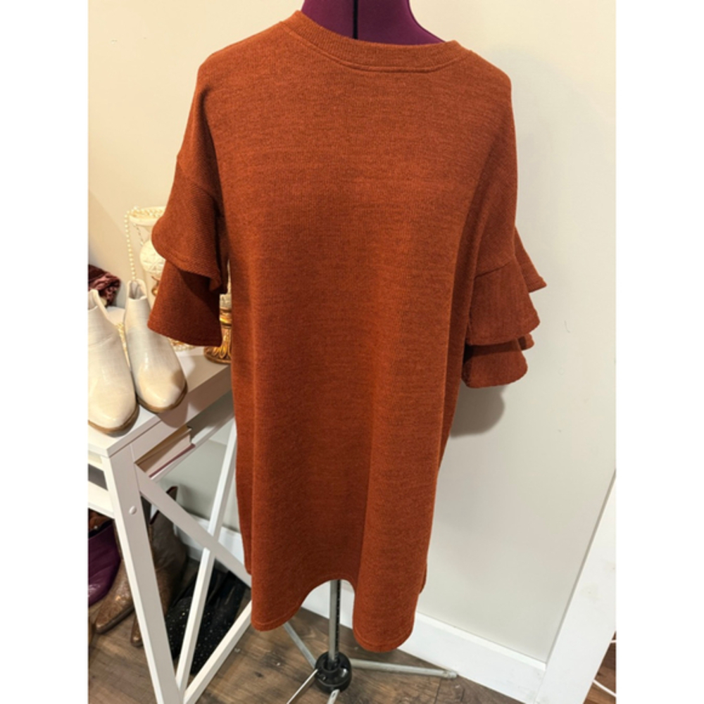 She and Sky Fall Sweater Dress Small